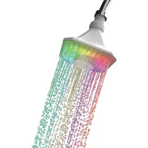 shower speaker with lights- color changing showerhead- shower light LED- Perfect bathroom speaker, shower light- Enjoy light up shower head with Music in The Shower