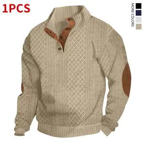 Stay Cozy & Stylish This Fall!My go-to Henley sweater men's fall fashion done right – this sweater checks all boxes, obsessed!This beige henley is so soft & versatile