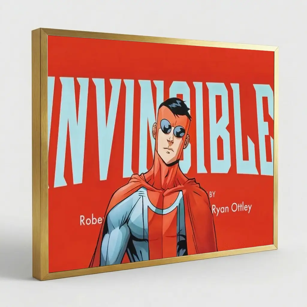 Style-4 Golden Metal Frame