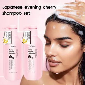 ZaiDoc Sakura Shampoo & Conditioner Set - Amino Acid Formula, Smooth & Moisturizing, For Oily/Dry/Damaged Hair