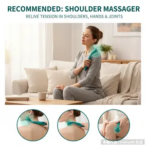 Massage Device for Women's Home Massage - Back Massager, Deep Tissue Massage, Relieve Back Pain; Acupressure Lower Back and Neck Massager Ultimate Comfort at Home with Palm-Sized Power for Shoulder Relief