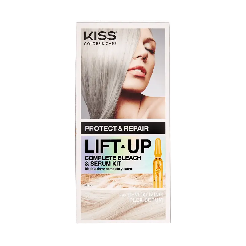 Kiss Colors & Care Lift Up Complete Bleach & Serum Kit