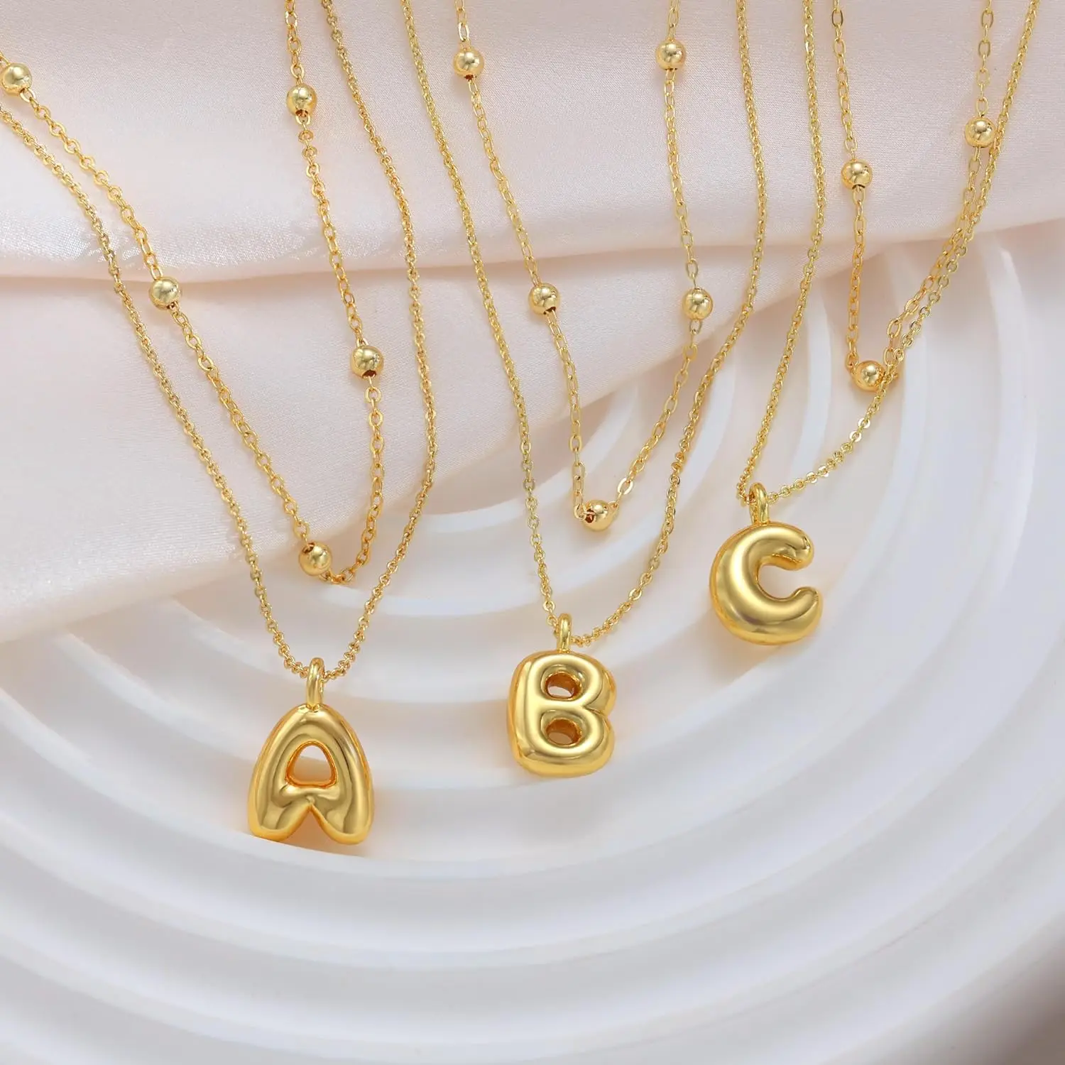 Tewiky Layered Bubble Letter Necklace For Women Balloon Initial Necklaces Personalized A-Z Alphabet Pendant Cute Name Choker Necklace Women Teen Girls Charm Jewelry For Blackfriday Christmas Tewiky Layered Bubble Letter Necklace For Women Balloon Initial Necklaces Personalized A-Z Alphabet Pendant Cute Name Choker Necklace Women Teen Girls Charm Jewelry For Blackfriday Christmas