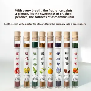Fruit Scented Incense Sticks & Sleeping Incense Natural Traditional Chinese Aromatherapy for Home Indoor Use Deodorizing Odor Eliminating Wholesale Available fragrance