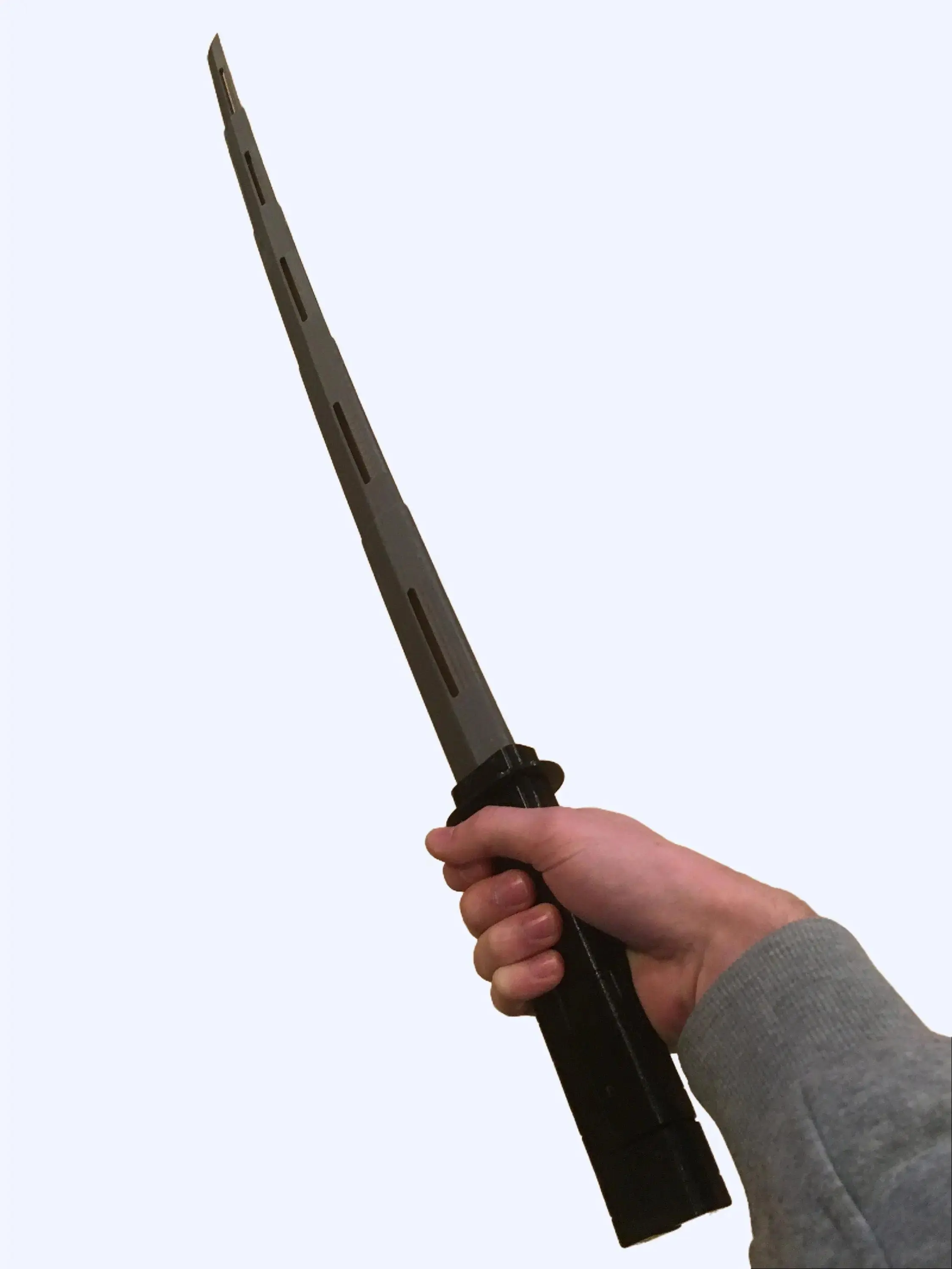 Ronin Cosplay Sword 3D Printed Extendable Retractable 3 Feet Long Hilt 7.5x2.5x1.5 Inches Lightweight 6 Oz for Cosplay and Display