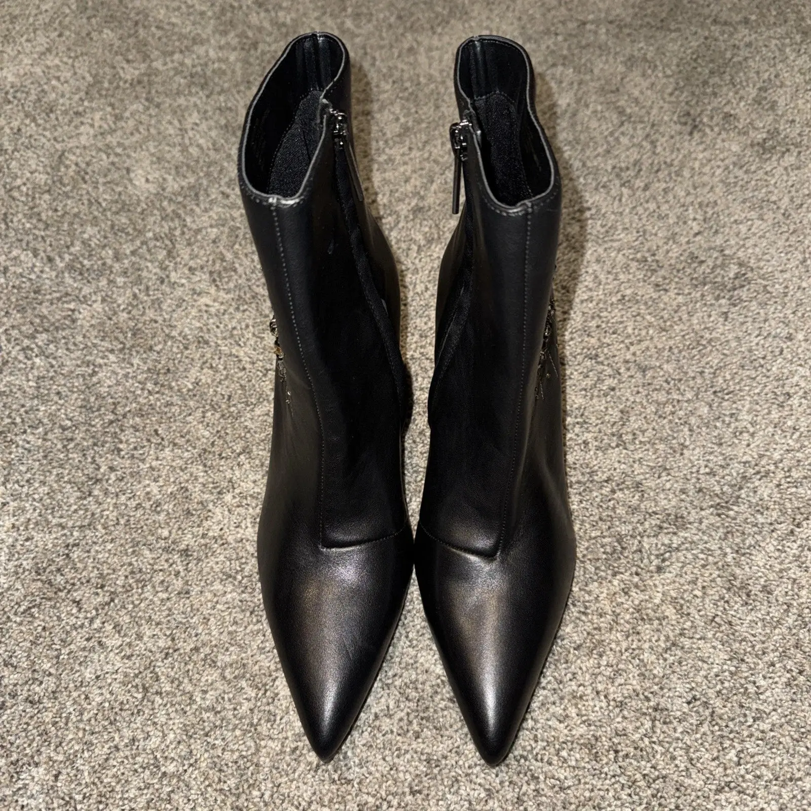 Size 37 Kurt Geiger London Belgravia Embellished Evil Eye black Boots