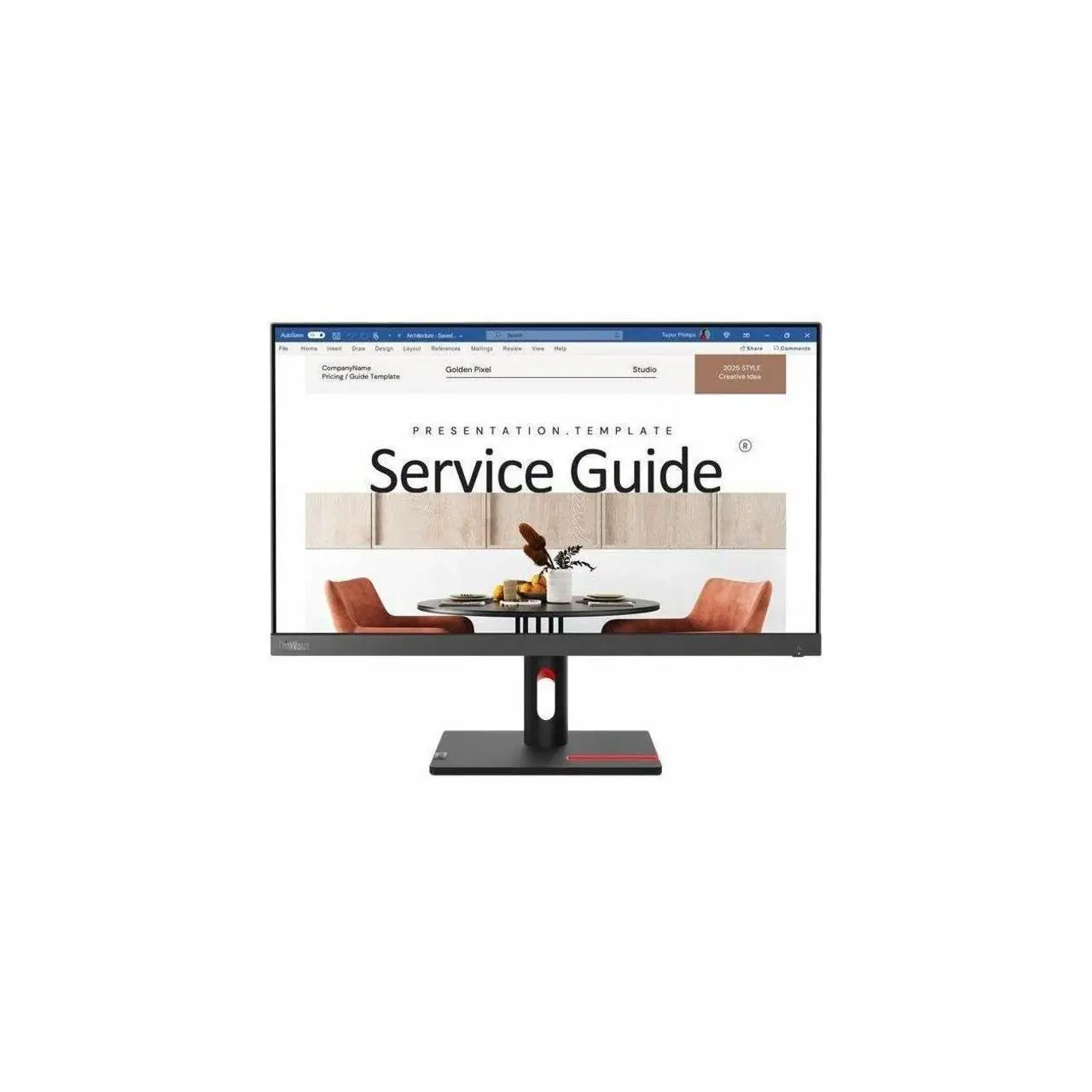Lenovo ThinkVision S24i-30 24" Class Full HD LED Monitor - 16:9 - Raven Black - 23.8" Viewable - In-plane Switching (IPS) Technology - WLED Backlight - 1920 x 1080 - 16.7 Million Colors - 25