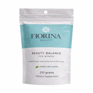 Fiorina Beauty Balance Daily Wellness Drink Powder Lemon Lime Flavor 210g - No Sugar No Caffeine Dietary Supplement for Adults - Healthcare