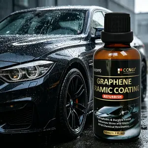 Graphene Ceramic Coating Car Care Product, Professional Top Coat, 50ML Car Wash After Paint Sealant, Ultimate Hydrophobic Protection