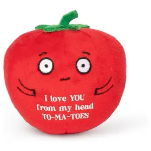 Tender Tomato Plushie - Super Soft Stuffed Animal | Adorable Love Gift for Boyfriend, Girlfriend, Husband, Wife, Mom, Dad, Kids, or Best Friend | Easter Basket Stuffer