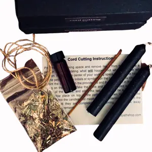 Cord Cutting Spell Ritual Kit- Powerful Home Ritual-DIY Magic-Complete Kit-Handcrafted-Witchcraft-Spellcasting-Altar Kit-Candle Magic
