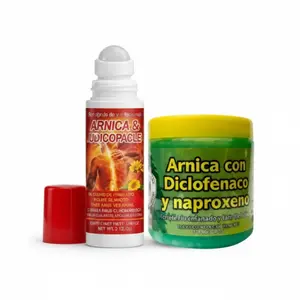 Pain Relief Combo: Arnica + Axocopaque Roll-On + Gel Diclofenaco y Naproxeno 125g