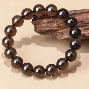 high quality icy obisidian men women crystal bracelet