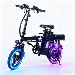 S6 Electric Bicycle | 400W Motor | Long Battery Life | 48V 15Ah Foldable Bike Seat Dual ic elect