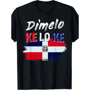 Women's 100% Cotton Short Sleeve Top - Urban Explorer Dominican Republic Printed T-Shirt, Round Neck, Breathable Streetwear Basic, Everyday Casual Tee, Ideal Gift