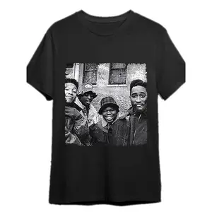 Juice 90old-JUICE 90 T-Shirt 338288 Men's Short Sleeve Printed T-Shirt Collection, Black PR