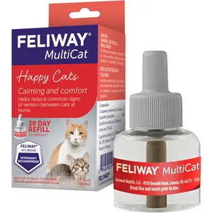 FELIWAY MultiCat Calming Pheromone, 30 Day Refill - 1 Pack