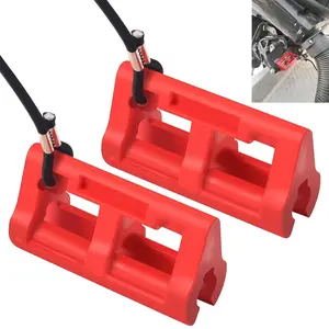 1 Pair 4" Outboard Hydraulic Steering Lock for Outboard Motor Trailering and Transport