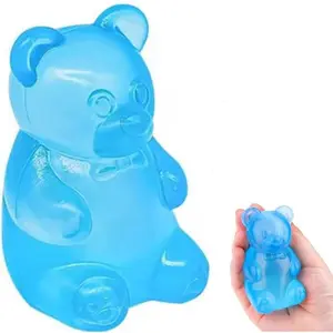 Jelly Filled Gummy Bear Squishy Toy, Sensory Squishy Toy with Jelly-Like Filling, Squishy Stress Relief & Sensory Fun