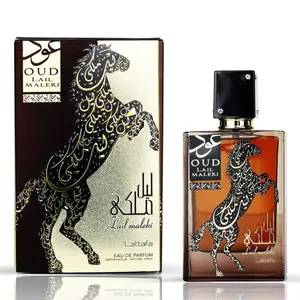 Lattafa Perfumes Oud Lail Maleki Unisex Eau de Parfum Spray 3.4 Ounce Non Toxic