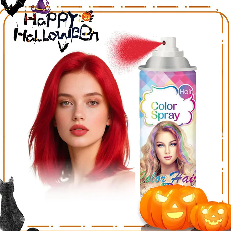 Temporary Gray Hair Color Spray – Washable, One-Time Use for Women & Kids, Ideal for Party, Crazy Hair Day, Halloween, Christmas, Cosplay – 120ml