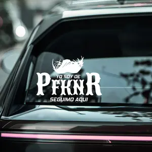 PFKNR Puerto Rico Car Decal | Seguimo Aquí | Yo Soy De PFKNR Vinyl Sticker