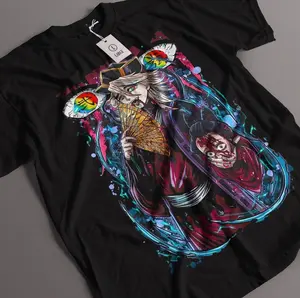 Demon Slayer Doma Upper Moon 2 T-Shirt, Anime Manga Villain Demon Character Graphic Tee, Casual Summer Anime Shirt Japanese Manga Inspired, Womenswear Menswear Comfortable Top Gift For Her Gift For Him Unisex Graphic