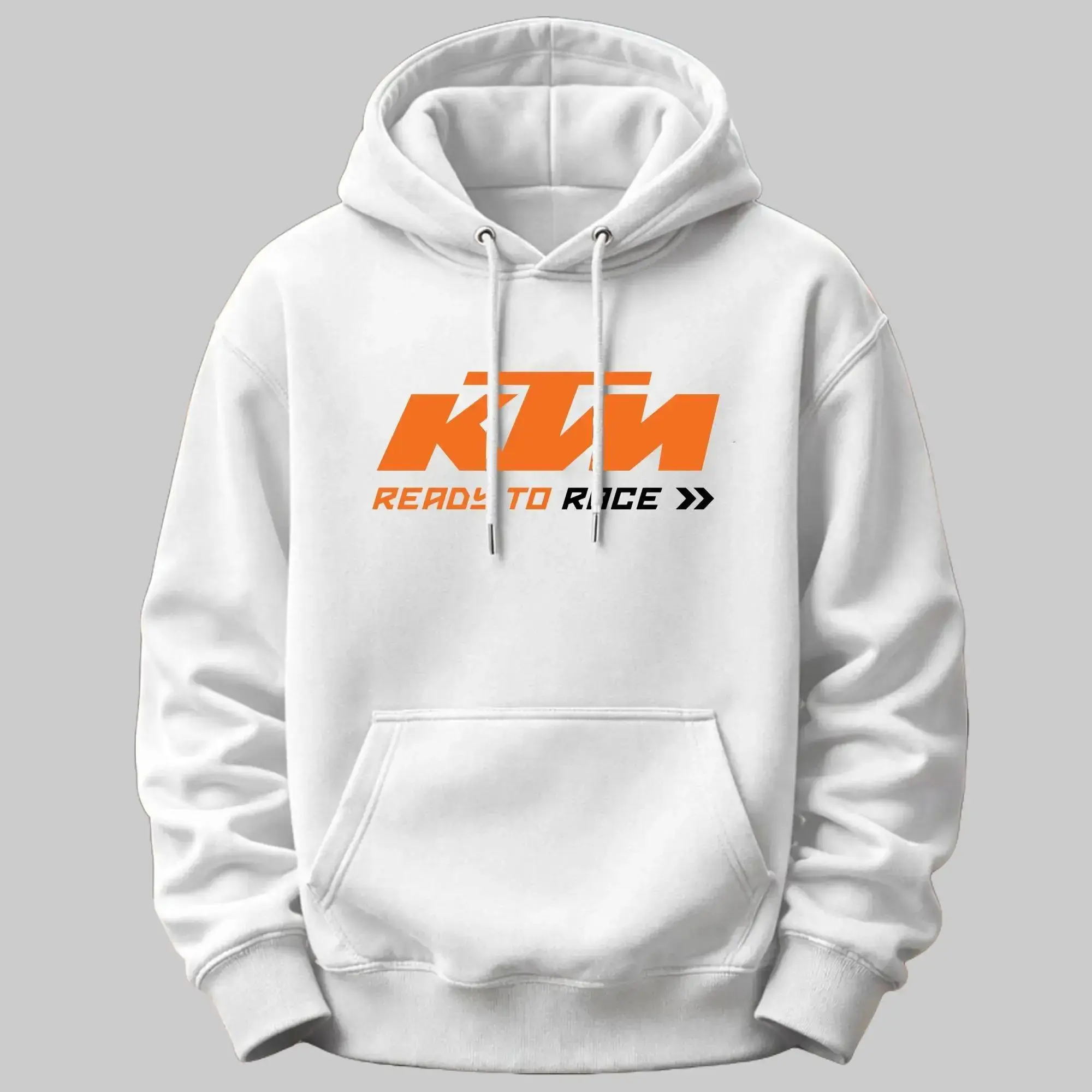 KTM Edition ''Ready To Race'' Hoodie Sweatshirt T-Shirt - Motorsport Style Apparel - Off-road and Street Motorcycles