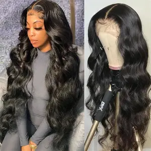 Wiggins Hair 250% Body Wave 13x4 Lace Front Wigs Human Hair Pre Plucked with Baby Hair Lace Frontal Wig
