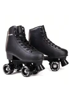 Skate Gear Retro-Design Quad Roller Skates, Sports & Outdoor Roller Footwear
