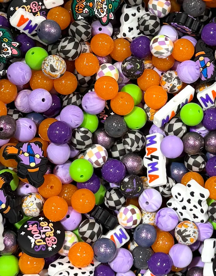 HALLOWEEN  Scoop Silicone Bead Mix