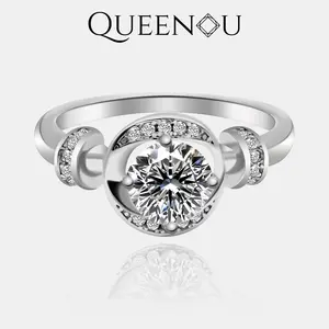 【859】Shine into 2026 The Blooming Fruit Synthetic Moissanite Ring – Exquisite Floral Design, Ideal for Engagements, Anniversaries, and Unique Gift Giving.