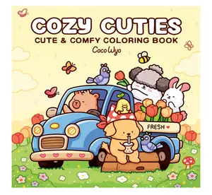 Cozy Cuties Coloring Book for Adults and Kids Cozy Spaces Coloring Paperback