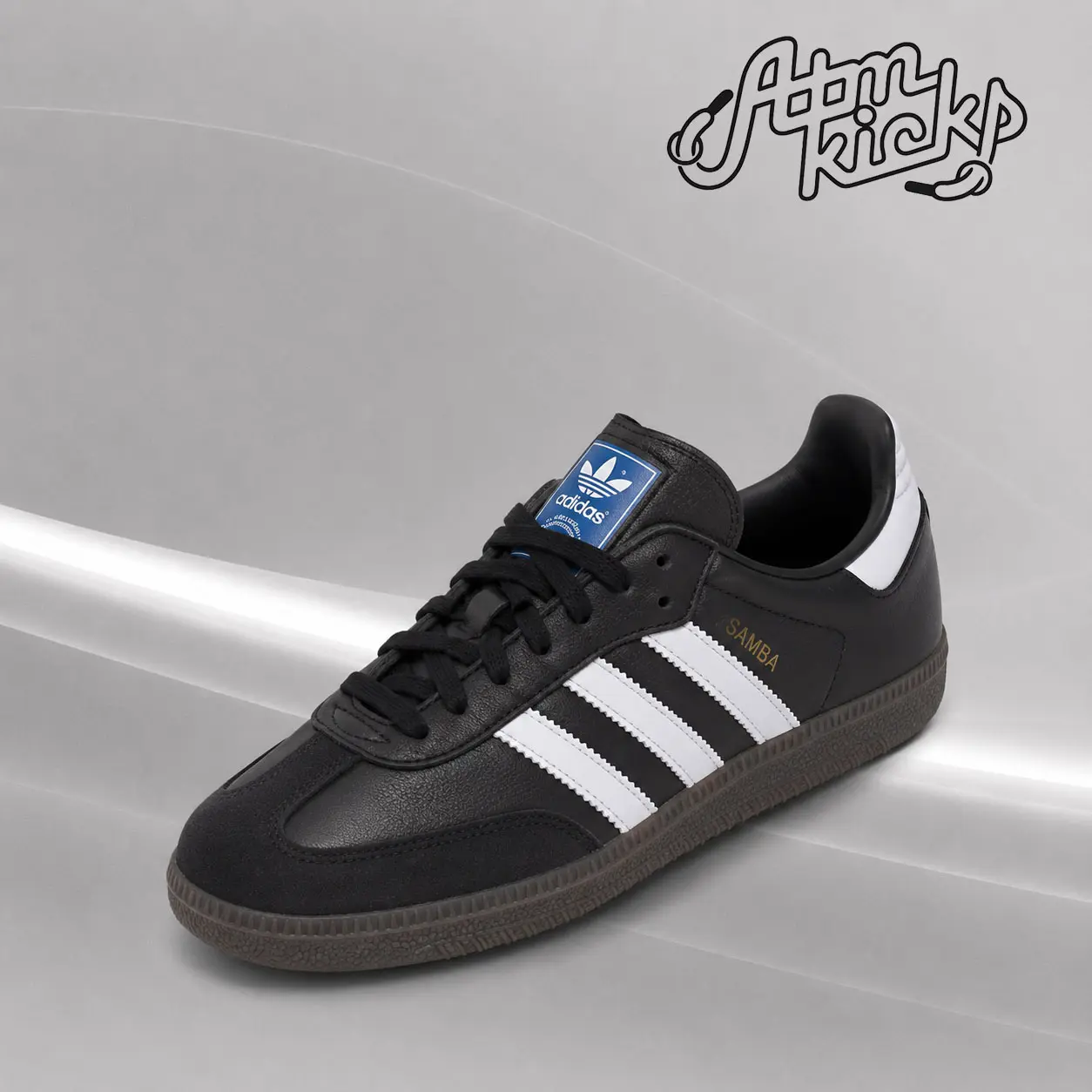 adidas Samba OG Black White Gum (Women's) IG9031 Authentic Shoes Footwear Sneaker Trainer Comfortable Walking Fashion Trending Gift