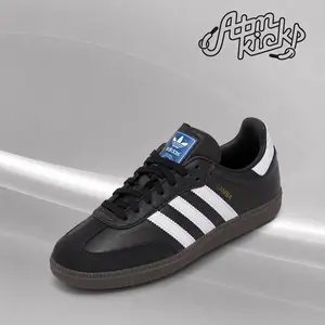 adidas Samba OG Black White Gum (Women's) IG9031 Authentic Shoes Footwear Sneaker Trainer Comfortable Walking Fashion Trending Gift