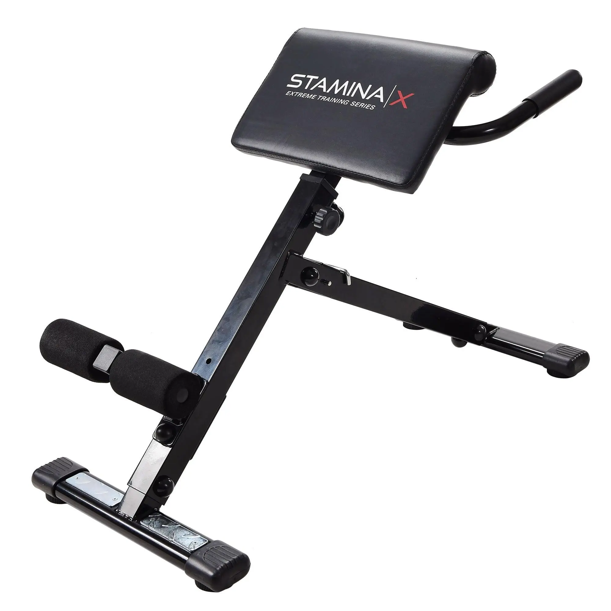 Stamina X Adjustable Ab Back Core Strength Exercise Fitness Hyperextension Bench Stamina X Adjustable Ab Back Core Strength Exercise Fitness Hyperextension Bench
