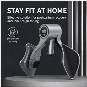 2026 New Upgraded Thigh & Pelvic Floor Trainer, Adjustable Strength with Digital Counter. Inner Thigh, Leg, Hip, Glutes & Arms Toner for Muscle Recovery & Posture Aid. Portable, Lightweight Durable Home Workout Fitness Equipment for Men & Women