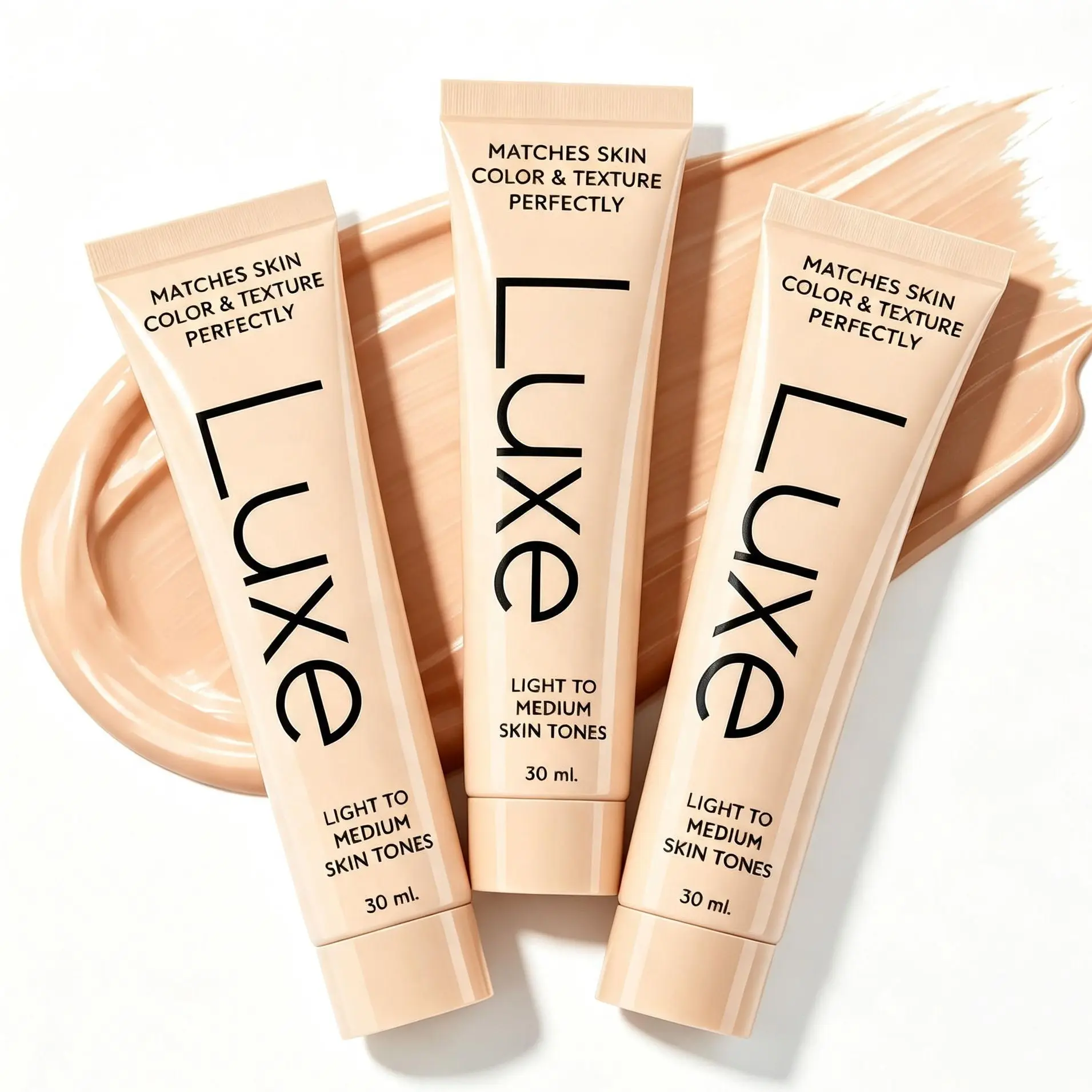 Luxe Liquid Foundation Makeup | Color Adapting Formula | Medium Coverage Face Makeup | Natural Looking Finish | Long Lasting Beauty Foundation