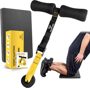 COFOF Elite Nordic Hamstring Curl Strap – Heavy-Duty 420 lb Support for Hamstring Curls, Sit-Ups, Spanish Squats & Core Training, Quick 5-Second Setup