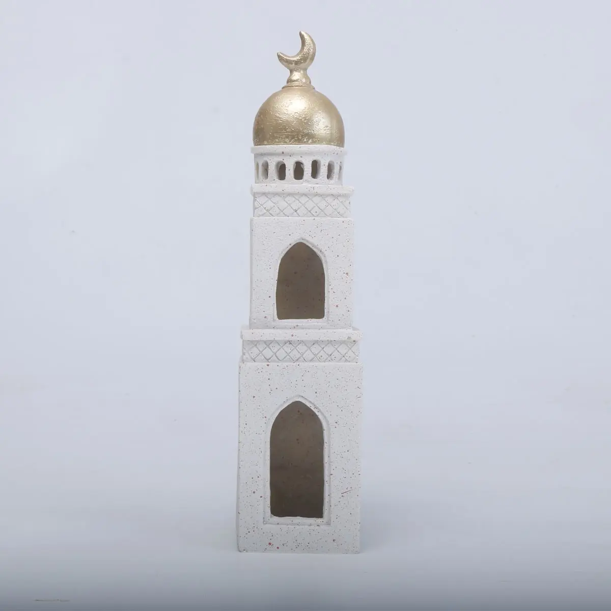Middle Eastern Religious Home Decor Tall Tower Ornament, Festival Decoration, Unique Accent Piece for Living Room, Stylish and Functional
