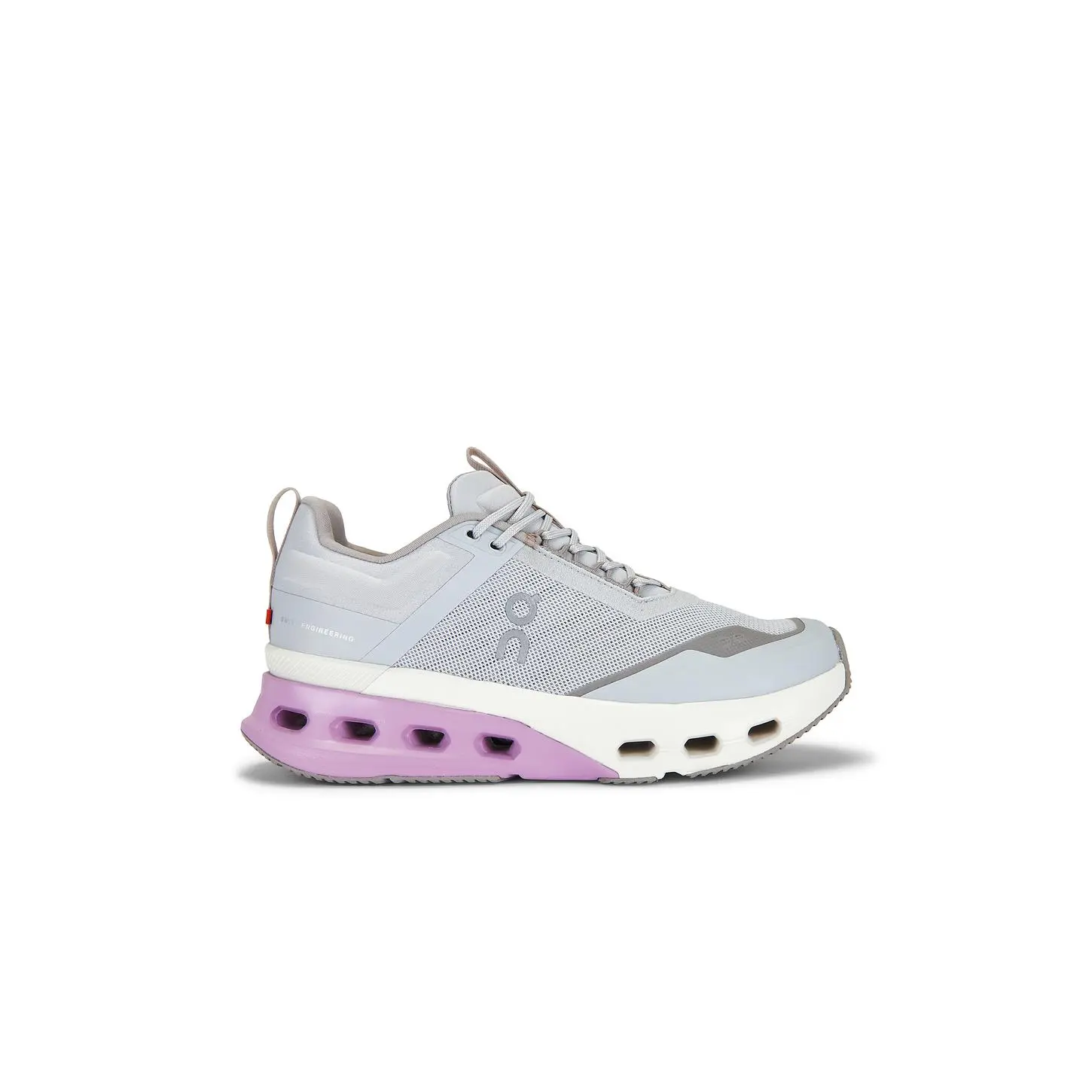 On Cloudnova X Sneaker in Glacier & Sakura