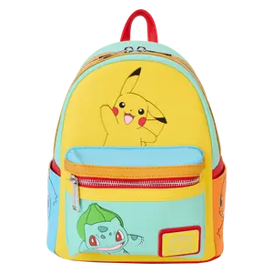 Pokemon Color Block Starters Mini Backpack