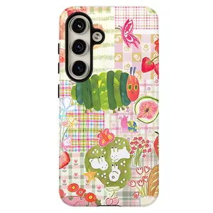 Colorful Vintage Aesthetic Phone Case, Shockproof Rugged Cover Dual Layer Soft TPU Hard Bumper Shell for Samsung S26 S25 S24 S23 S22 S21 NOTE20 Ultra A71 A56 A36 Plus FE A06 A13 A14 A15 A16 A23 A25 A26 A34 A52 A53 A54 A55 Edge