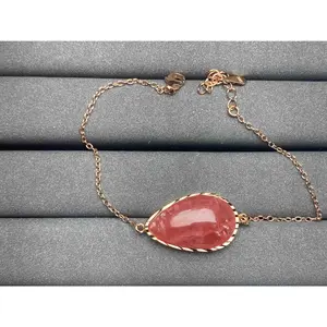 A471 Natural Stone Garnet Ring