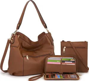 Large Crossbody Bags Ladies  Handbags Purse and Wallet Set for Women Totes Hobo Purses