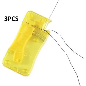 3PCS Fish Type Auto Needle Threader Home Hand Sewing Machine Automatic Thread Device Fast Auto Needle Threader DIY Sewing Tool
