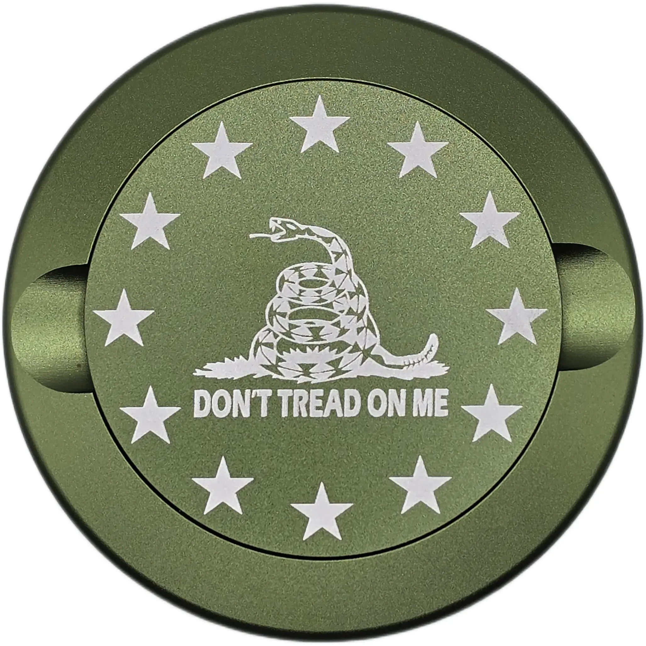 Laser Engraved Aluminum Pouch Tin - Premium Three Piece Metal Storage Can With Two Storage Compartments, EDC Container, Gift For Him, Travel Case