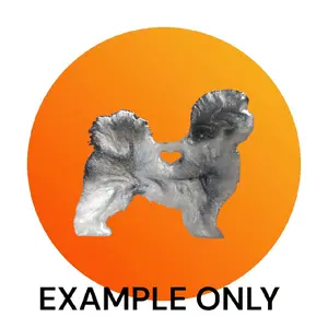Customizable Resin Shihtzu/ Llasa Apso keychain/3D Magnet - All Proceeds donated to surgery !