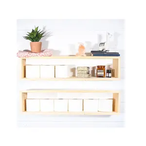 Floating Shelf, Wood Box Shelf