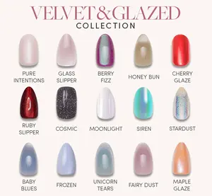 Glamnetic Velvet & Glazed Press-On Nail Collection